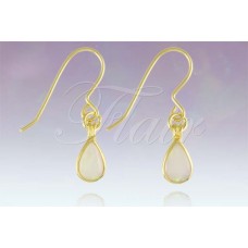 Teardrop w/Shepherd Hook Gold Plated